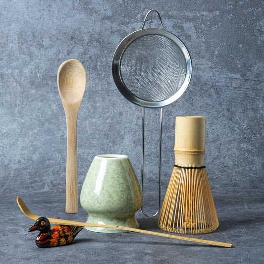 YIBO Bamboo Matcha Whisk – Green