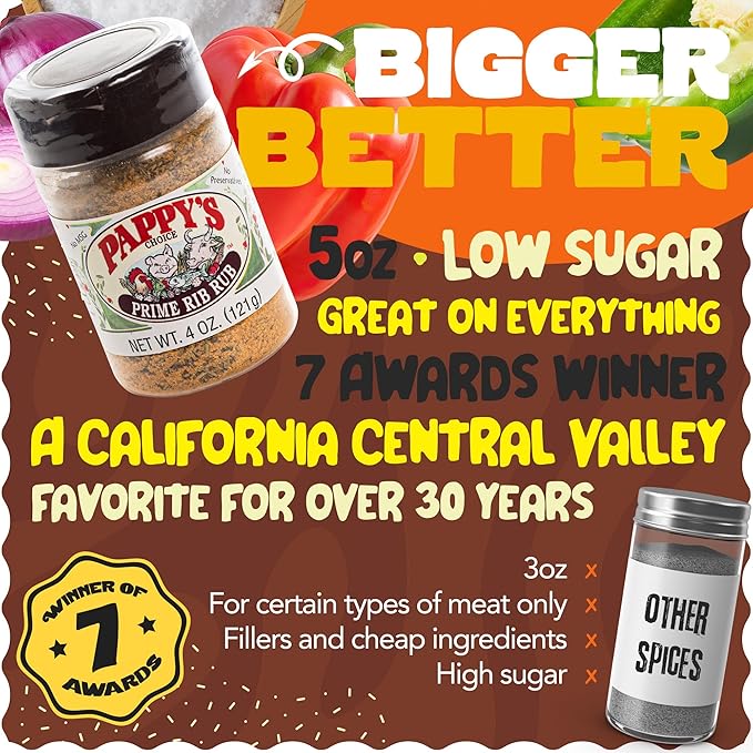 Pappy's Seasonings (Prime Rib Rub, 4oz)