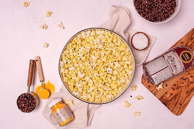 Amish Country Popcorn | 1 lbs Bag | Red Popcorn Kernels | Old Fashioned, Non-GMO and Gluten Free (Red - 1 lbs Bag)