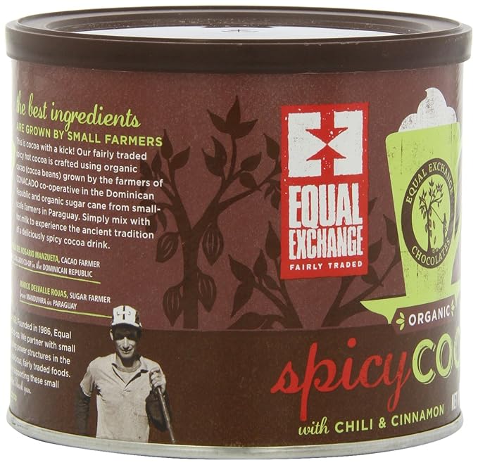 Equal Exchange Organic Spicy Hot Cocoa, 12-Ounce (Pack of 3)
