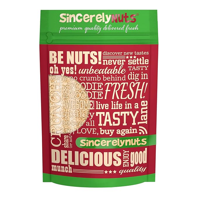 Sincerely Nuts Natural Sesame Seeds 2 LB Bag Unhulled Super Food Source of Fiber Essential Nutrients Paleo Friendly Use in Bulk for Baking, Bread, Dressing Seasoning Kosher