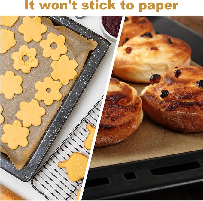 200 PCS Unbleached Parchment Paper 12x16 In ??Precut Baking Sheets for Air Fryer, Oven, and Grill ??Nonstick, Oil-Resistant, High-Temperature Baking Paper for Cooking, Roasting, and Food Prep