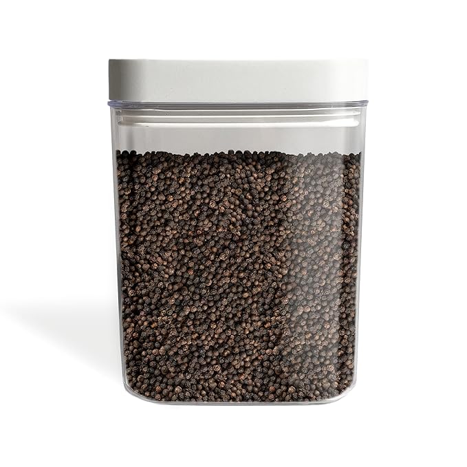 Minimalist Whole Black Peppercorns, 12.8 oz, Pepper Mill & Grinder Refill, Garnish, Reusable Packaging