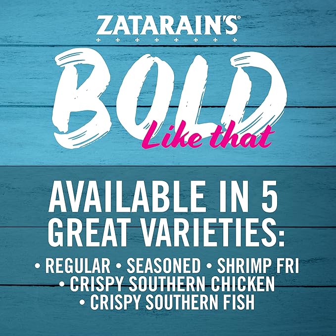Zatarain's Fish Fri, 25 lb - One 25 Pound Box of Fish Fry Seasoning Mix, Best for Breading Seafood or Vegetables for a Crispy Texture