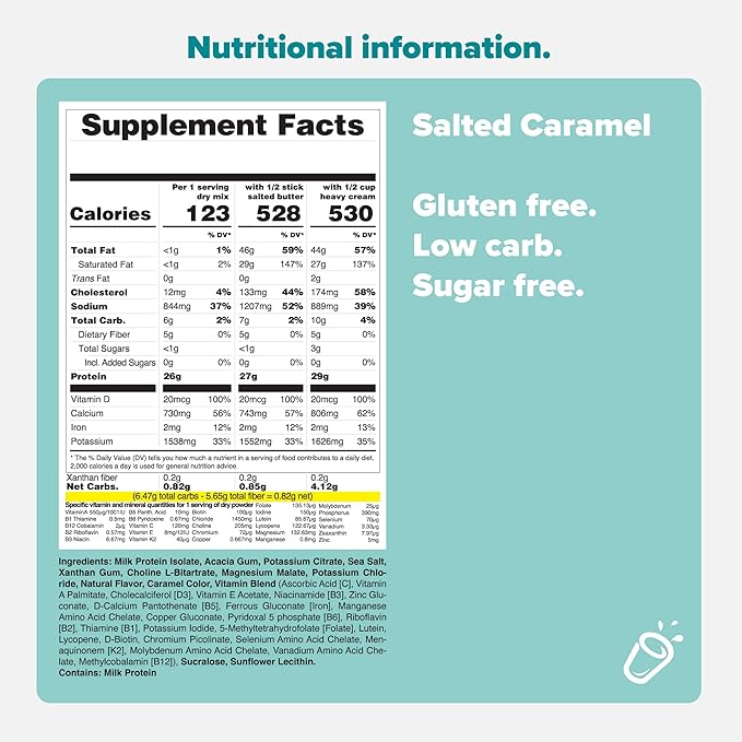 KETO CHOW SALTED CARAMEL - 1 MEAL PACK