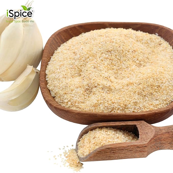 iSpice GARLIC GRANULATED | Ready to use | Premium Quality | 7.35oz (208g)