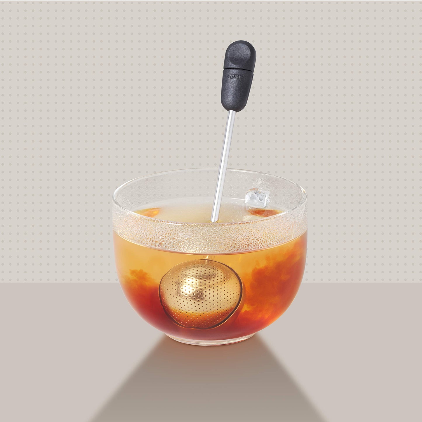 OXO Brew Twisting Ball Tea Infuser - Fine Mesh, Stainless Steel