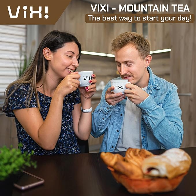 VIXI Black Tea Loose Leaf, (16.00 Oz), Vietnam's Mountain Tea, Bold Flavored, Taste Like Assam, Dried Whole Full Large Leaves, Sugar Free, 100% Natural from Ancient Tea Tree