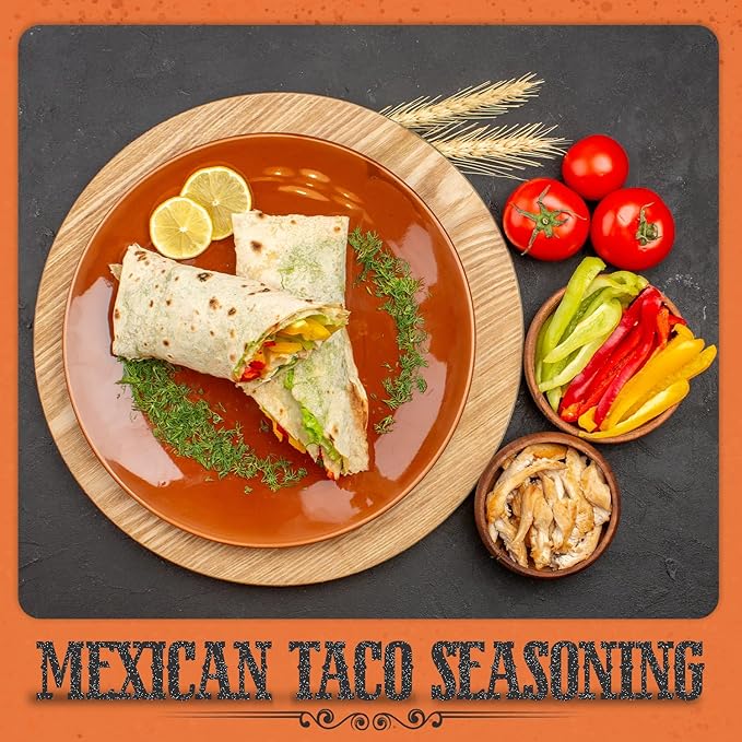 Fresh Finest Taco Seasoning - 5.57oz (158g) - Zesty, Authentic, Kosher, All-Natural, Non-GMO, Gluten-Free