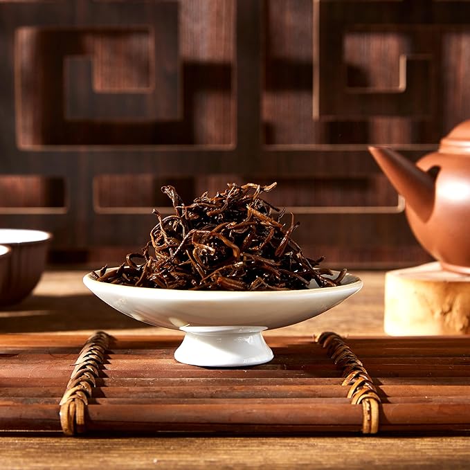 ChaWuWarmSun [A] JinJunMei Black Tea,3.5oz/100g,Chinese Loose Leaf Tea,WuYi Mountain,FuJian China