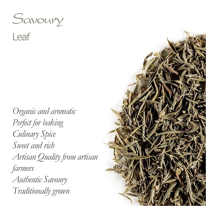 Savory Organic Culinary Whole Herb - Quality Savoury Leaf - Savory Spice Savory Leaves Savory Herb Savoury Herb Savory Leaf