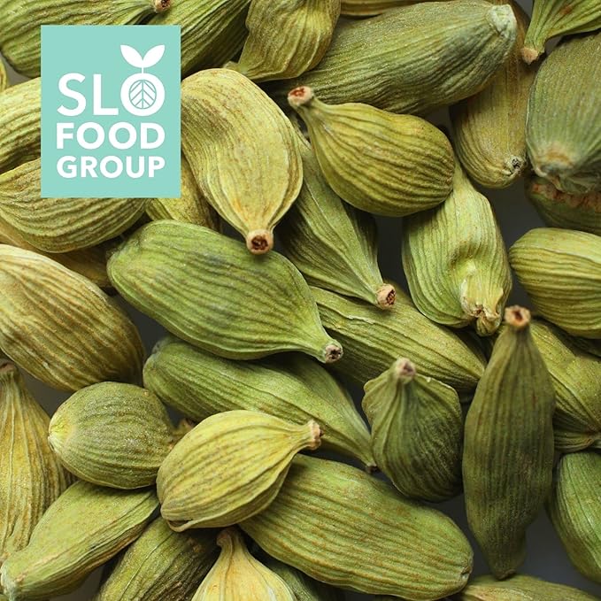 Slofoodgroup Green Cardamom Pods -Natural Cardamom Spice - 4 Oz.