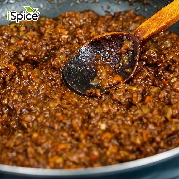 iSpice - Salt-Free | Sugar free | 100% Fat Free Pure Wellness Meat Sauce Seasoning Blend | All Natural | Ready to use as is | No preparation is necessary