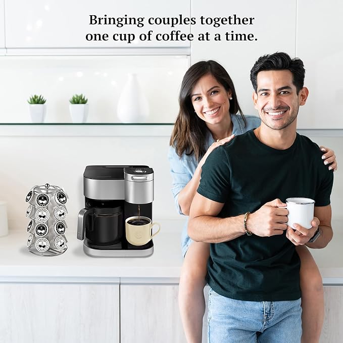 Couple's Coffee K-Cups | Gives Back to Military Families | Medium Dark Roast Coffee Pods | Gourmet Coffee Made with 100% Arabica Beans | Compatible with Single Serve Brewers | 24 Count