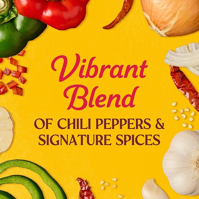 Cholula Seasoning Mix, Original Fajita, Medium Heat, For Chicken, Steak, Shrimp & Veggie Fajitas, 0.87 oz (Pack of 12)