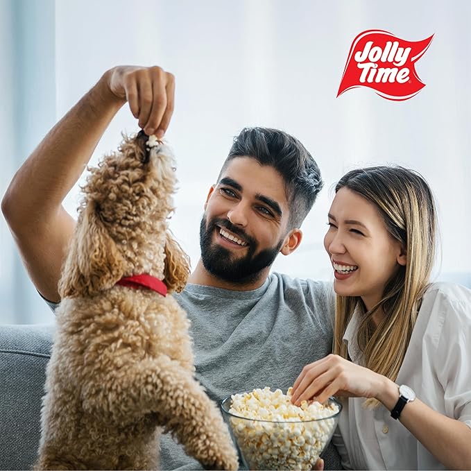 Jolly Time Microwave Popcorn Variety Pack, 6 Sharing Size Bags Per Carton, Blast O Butter, The Big Cheez, Kettle Corn, White Cheddar, and Simply Popped Butter