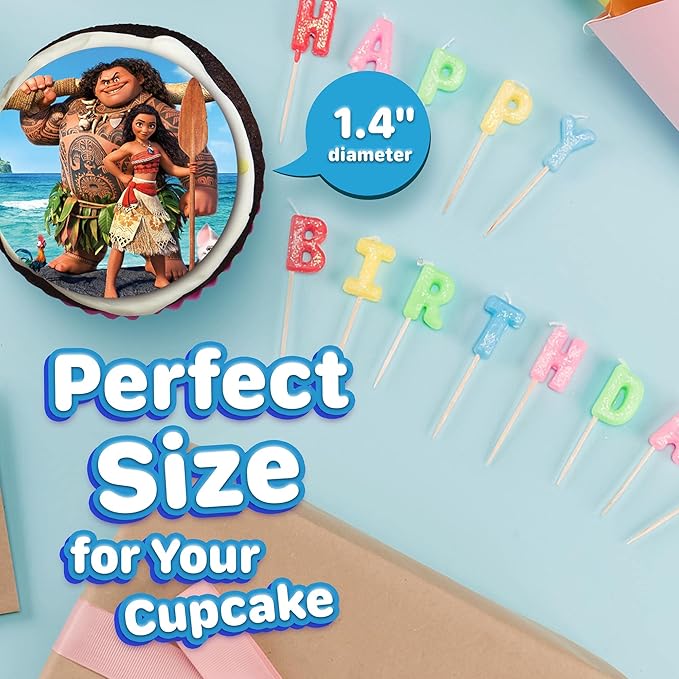 30 x Edible Cupcake Toppers ??Ocean Explorer Inspired Collection of Edible Cake Decorations | Uncut Edible on Wafer Sheet