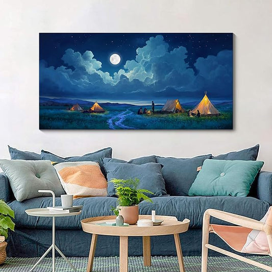 YDYSUNE Landscape Wall Art - Nature Artwork for Walls - Scenery Canvas Wall Art - Forest Painting for Living Room - Rustic Farmhouse Decor - Wall Pictures for Bedroom 24횞48IN