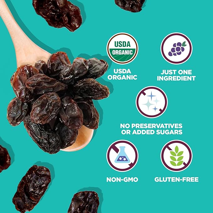 Organic Raisins by Bella Viva Orchards, 1 Lb. Bag