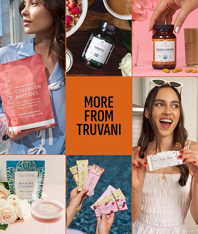 Truvani Vegan Pea Protein Powder | Pumpkin Spice | 20g Organic Plant Based Protein | 10 Servings |