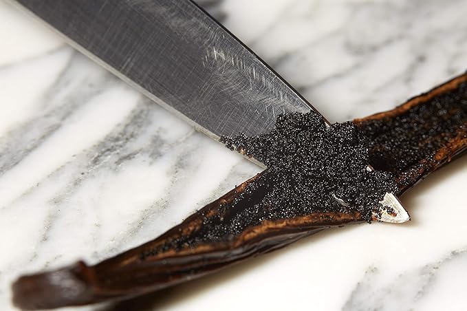 50 Grade A Vanilla Beans - Gourmet Vanilla Beans in a Resealable Pouch