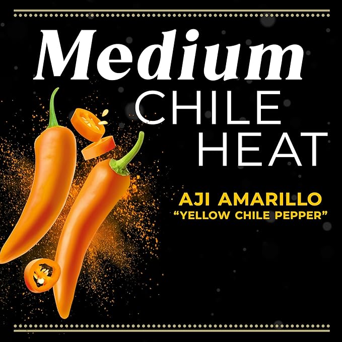 McCormick Seasoning, Aji Amarillo, 2025 Flavor of the Year, Blend of Tropical & Smoky Notes with Medium Chile Heat, For Seafood, Fish, Veggies, Poultry, Sauces, Salsa, and More, 2.11 oz (Pack of 2)