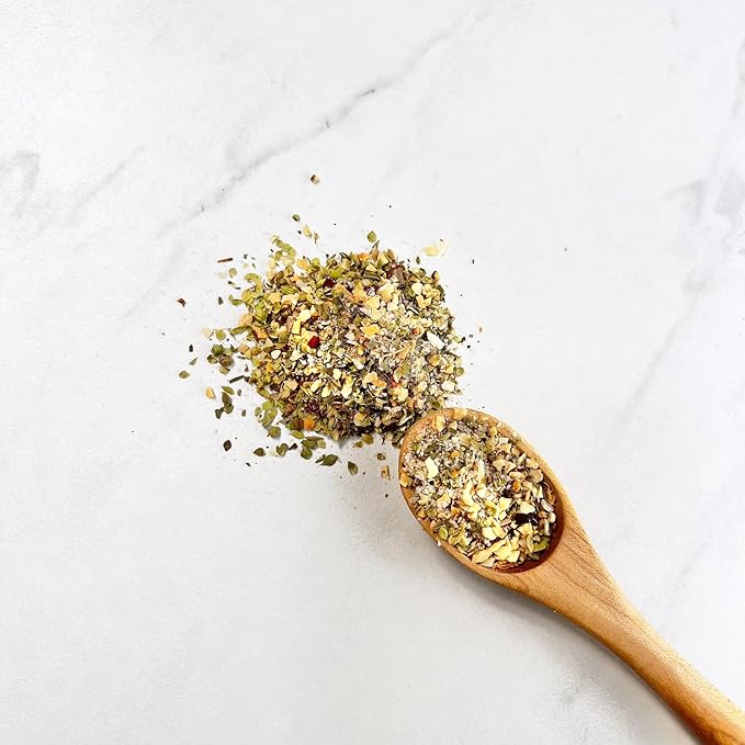 s.a.l.t. sisters Mama Mia's Herb Blend | All-Natural, Gluten Free, MSG Free, Non-GMO | Dried Herbs & Salt Seasoning | Versatile Use for Meat, Fish, Vegetables, and More | 6oz