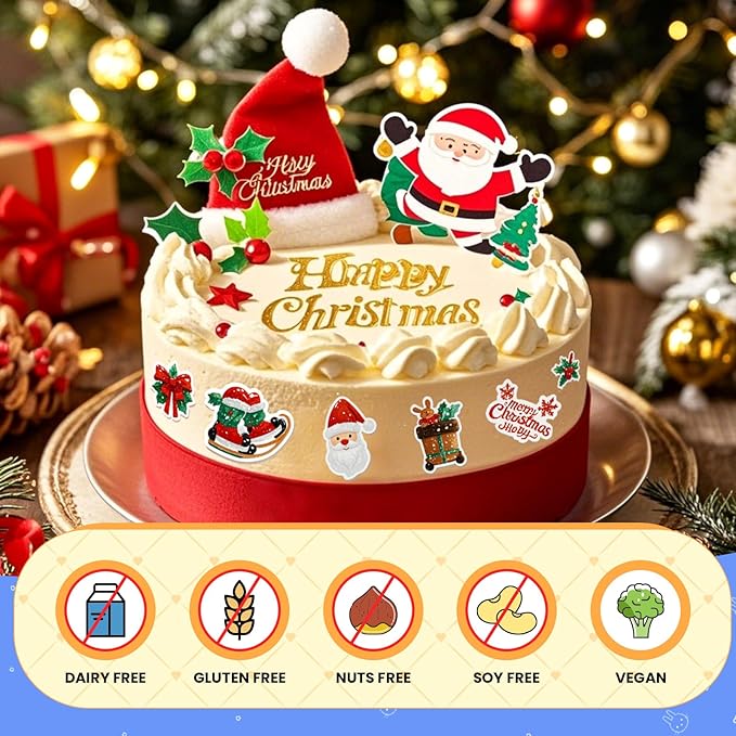 SENTRELA Edible Paper 25 Count A4 11.7" x 8.3" Sugar Sheets for Edible Printer Edible Image Paper Frosting Sheets Icing Sheets for Edible Paper Printer Sugar Paper Edible Sheets for Cakes