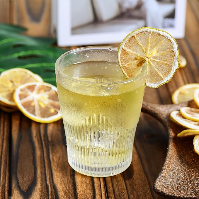 Dried Lemon Slices,3oz/85g, Dehydrated Fruit Slices For Cocktails,100% Natural No Additives No Sugar Added,Natural And Pure Taste,Fruit Tea,Cake Decorative Wheels, Crafts Decor,Dried Citrus