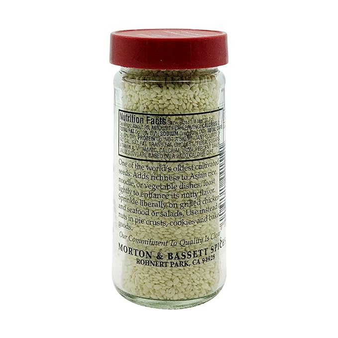 Morton & Basset Spices, Sesame Seed, 2.4 Ounce