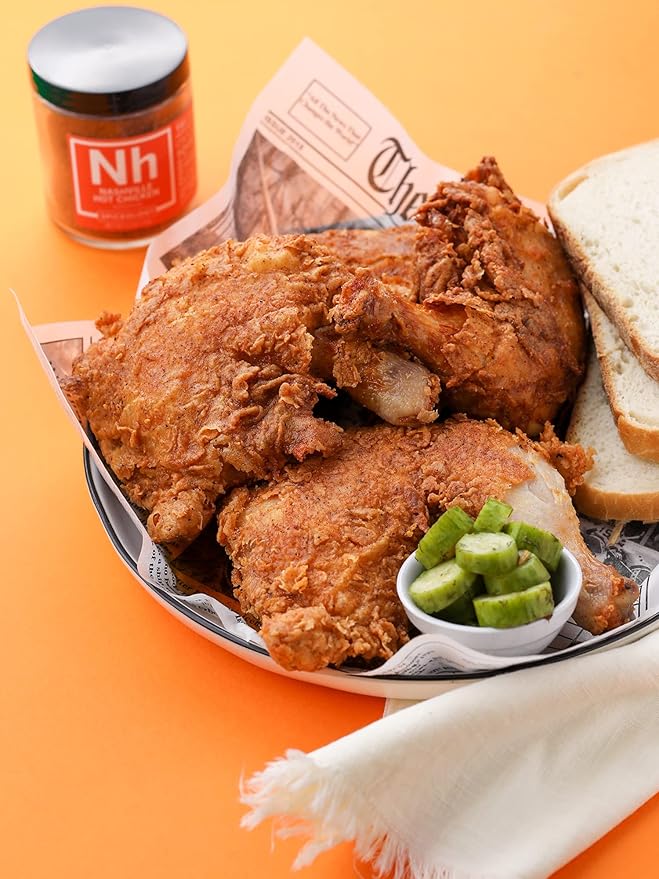Spiceology – Nashville Hot Chicken Seasoning – Bold & Spicy Chicken Rub with Cayenne, Smoked Paprika & Garlic – Nashville Hot Dry Rub for Wings, BBQ & More – 5.3 oz