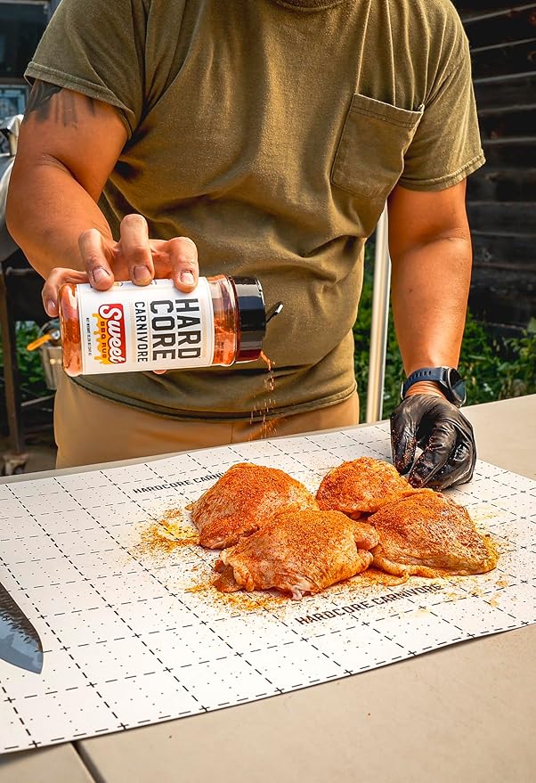 Hardcore Carnivore Sweet BBQ Seasoning (12.25 oz Shaker) Texas-Made Bold, Sweet BBQ Rub for Grilling Ribs, Pork, Chicken and More