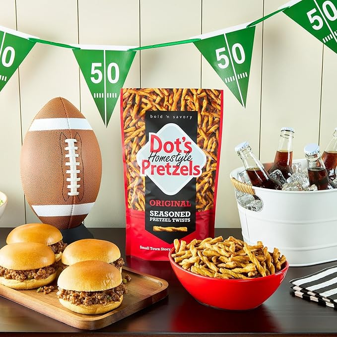 Dot's Pretzels Original Seasoned Pretzel Twist Snack, 16oz Grocery Sized Bag