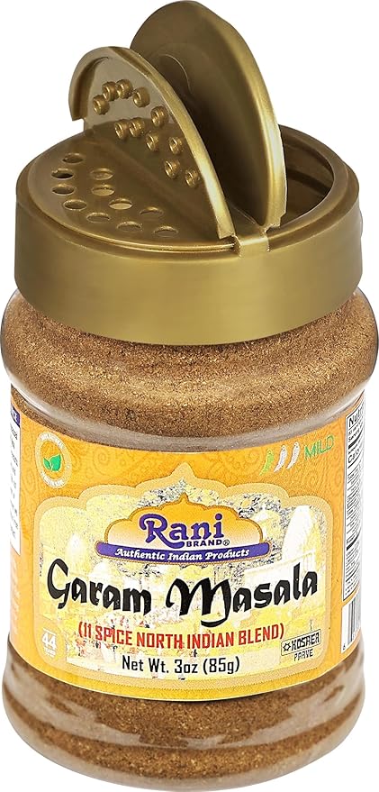 Rani Garam Masala Indian 11-Spice Blend 3oz (85g) PET Jar, Pack of 12 ~ All Natural, Salt-Free | Vegan | No Colors | Gluten Friendly | NON-GMO | Kosher | Indian Origin