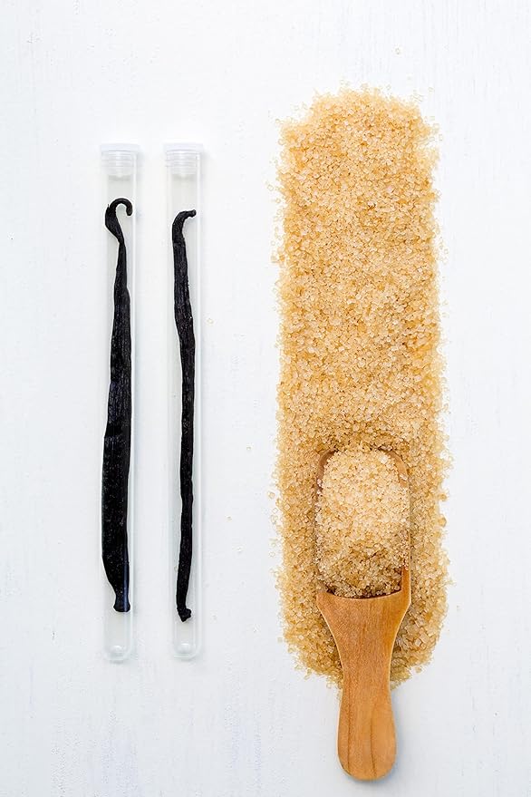 Pure Vanilla Bean Sugar - Made with Real Madagascar Pods & Pure Cane Sugar - For Cooking, Baking, & Additional Flavoring - A Sweet Substitute for Extract, Paste & Beans - 12 Oz