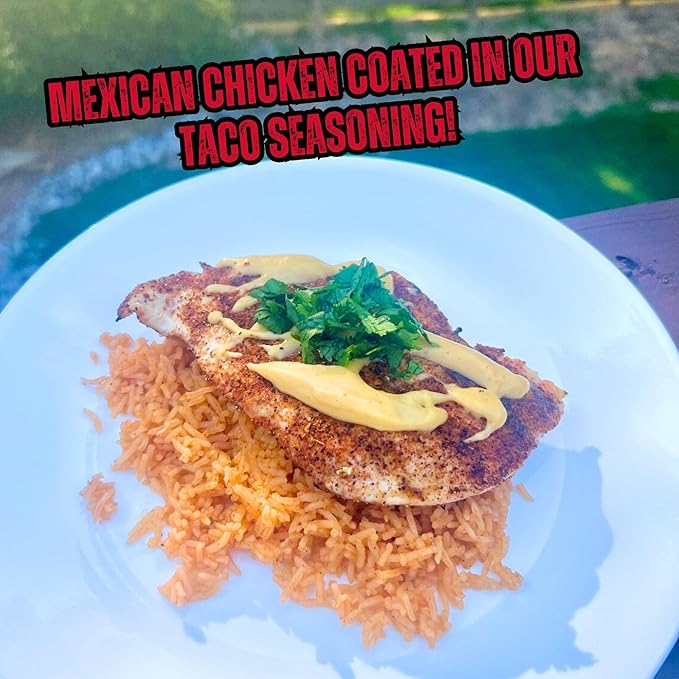 Gourmet Taco Seasoning Mix | Fajita Seasoning | Low Sodium | Mexican Seasoning Blend for Tacos, Fajitas, Carne Asada, Nachos, Chili, Enchiladas, and More! | Runnin' Wild Foods, 5.2 ounces
