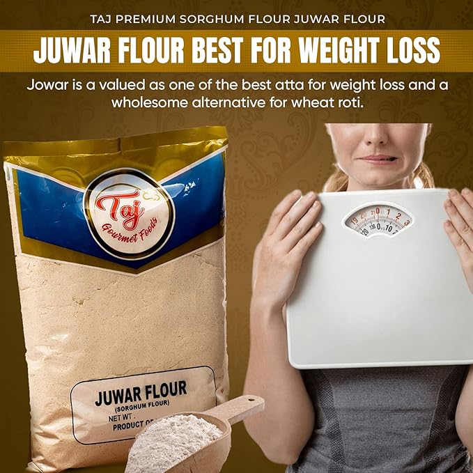 TAJ Premium Sorghum Flour Juwar Jowar Flour, 4-Pounds