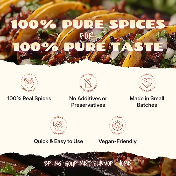 𝗪𝗜𝗡𝗡𝗘𝗥 - 𝗕𝗘𝗦𝗧 Birria Bomb Balls - 𝗠𝗦𝗚-𝗙𝗥𝗘𝗘 Authentic Birria Taco Seasoning - Cooks up to 8 lbs - Vegan Recipe for Instant Pot & Slow Cooker - 2 Pack