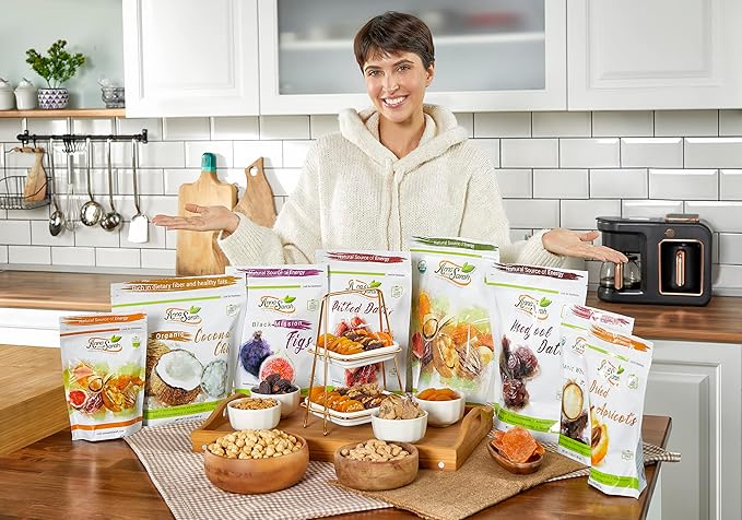 Anna and Sarah Dried Organic Mango, No Sugar Added, No Preservatives, Al-Natural, Premium Quality in Resealable bag 8 Oz