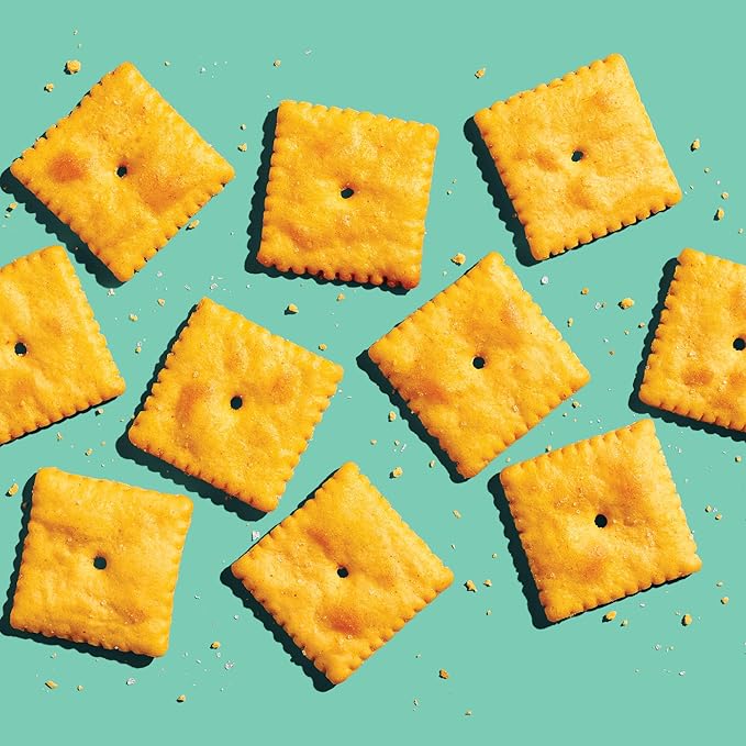 Back to Nature Cheese Flavored Crackers - Non-GMO, Made with Wheat Flour, Vegan, Delicious Snacks, Cheezy Square, 5 Ounce (Pack of 2)