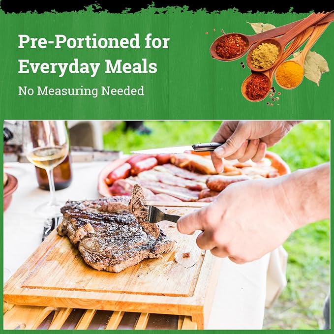 Dimply's Cajun, Jerk,Steak Seasoning Mix,Marinade and Dry Rub Perfect for Steak,Chicken,Vegetables, Tofu - Gluten Free,Preservative Free and MSG Free -Vegan Friendly (2 pack each & 6 ounce)