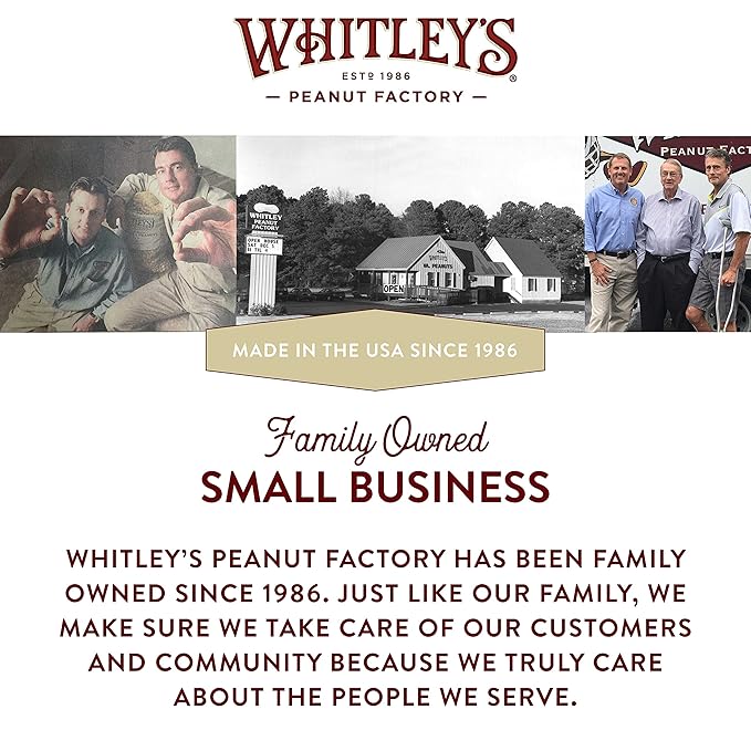 Whitley?셲 Salt & Vinegar Virginia Peanuts ??Super Extra Large 'Home Cooked' Virginia Peanuts (20 Ounce Tin)