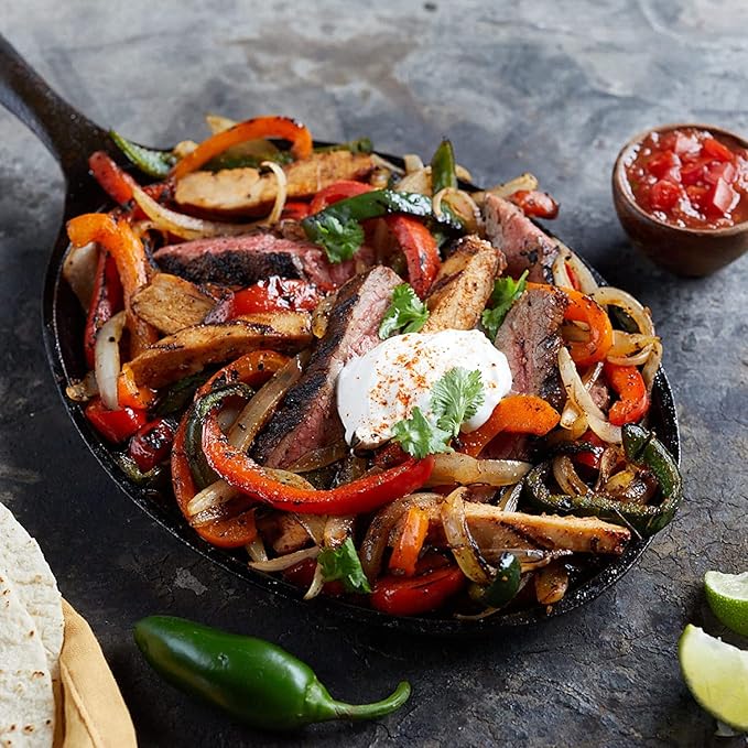 Fire & Smoke Society Taco Secret Taco Seasoning Mix | XL Bottles | Fajita Seasoning Mix, Carnitas, Meat, Mexican Spice Blend | MSG Free, Gluten Free, Non-GMO | 9.2 oz (2-Pack)