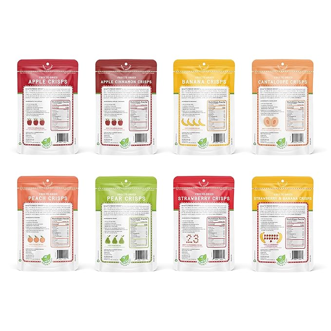 Nature?셲 Turn Freeze-Dried Fruit Snacks, Mega Variety, Pack of 8 (1.2 oz Each)