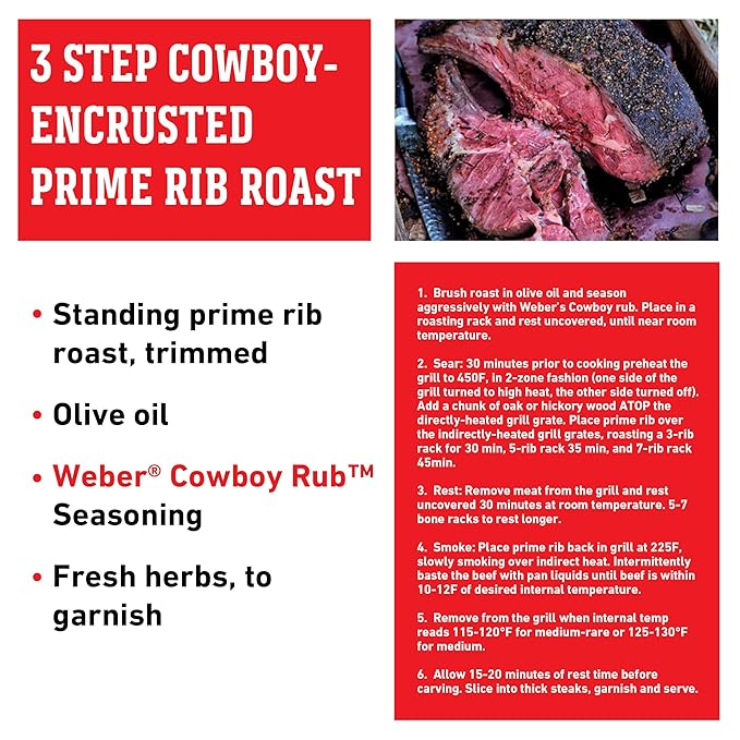 Weber Cowboy Seasoning, 5.6 oz