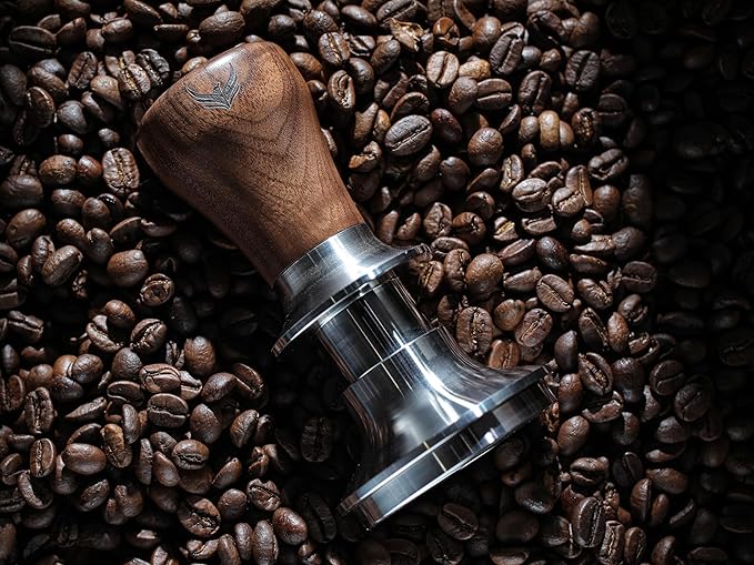 Breville Espresso Machine Accessories Set 54mm Walnut Bottomless Portafilter,Calibrated Tamper, Coffee Distributor, WDT Tool, Espresso Funnel and Filter