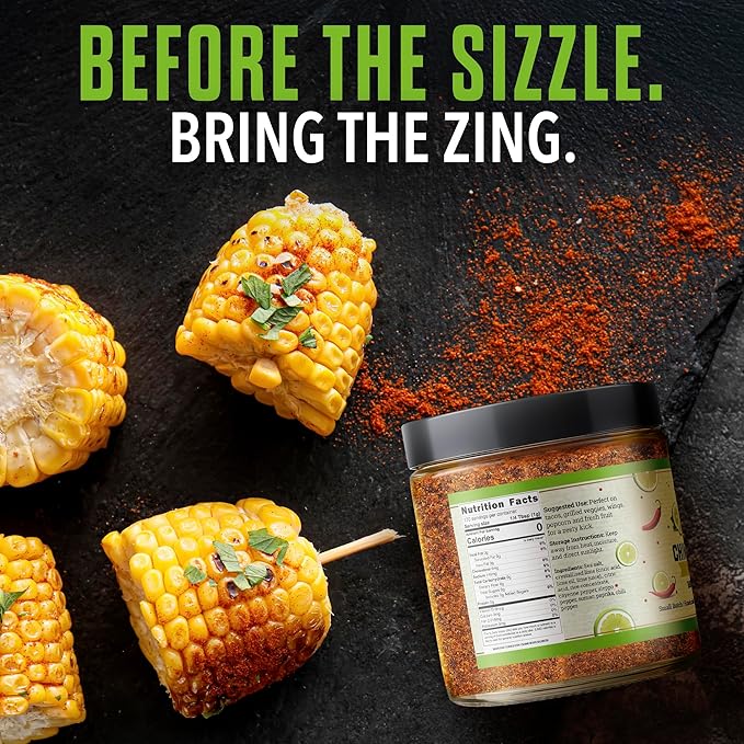 Chimi Boss Chili Lime Seasoning, 6oz ??Zesty & Spicy Dry Rub for Tacos, Chicken, Veggies, Fruit and Snacks ??All Natural Tangy Latin Inspired Spice Blend