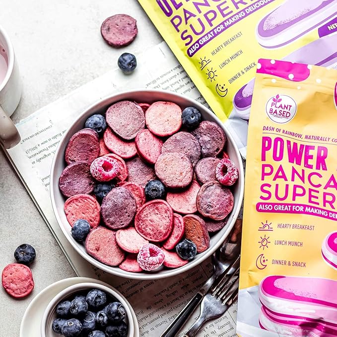 Suncore Foods Ultra Violet Pancake & Waffle Powder Mix, Non-GMO, 20oz (1 Pack)