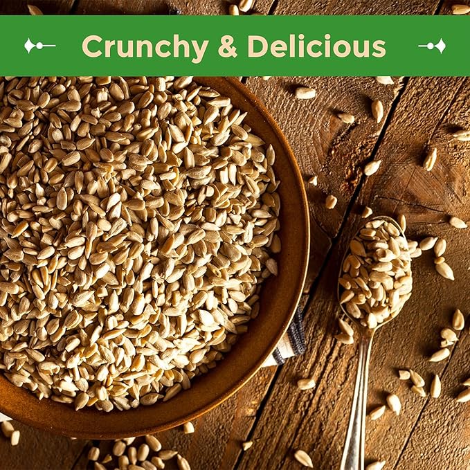 Sincerely Nuts Sunflower Seeds Unsalted (No Shell) (No Shell) (2 LB)- Nutritious and Satisfying Snack-Crunchy and Delicious-Perfect Addition to Any Meal - Gluten-Free Food, Vegan, and Kosher Certified