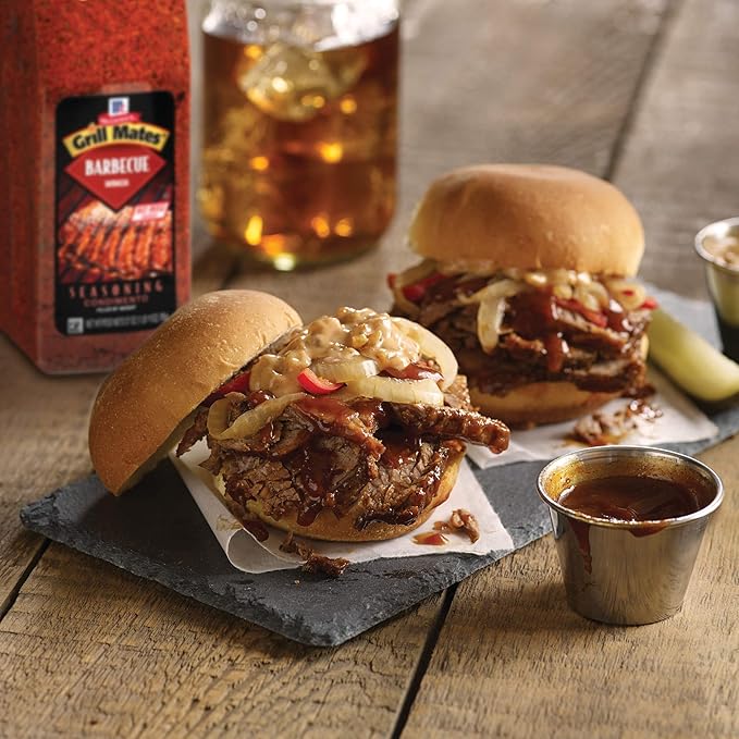 McCormick Grill Mates Barbecue Seasoning, 27 oz (Pack of 6) - Six 27 Ounce Containers of Barbecue Rub, Perfect for Proteins, Vegetables and Fruits